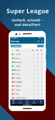 Super League Switzerland android App screenshot 4